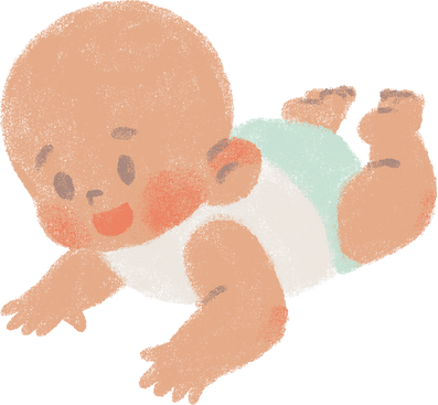 Crayon Happy Baby